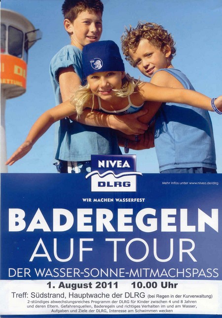 Plakat Baderegeln