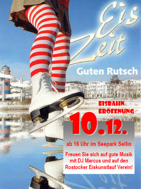 eisbahn Eröffnung der Eisbahn in Sellin