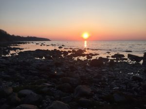 sonnenuntergang rügen