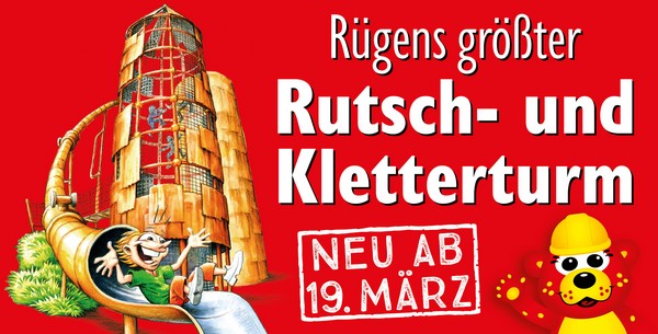 Rutschenturm ab 19.03.2016 in Zirkow